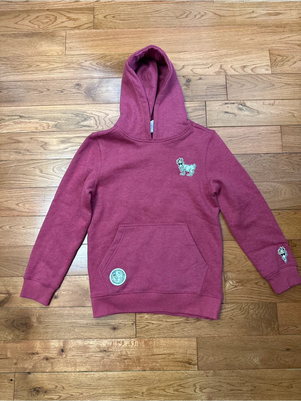 Goat USA OG Hooded Youth Sweatshirt Featuring Chuck the Goat NWOT